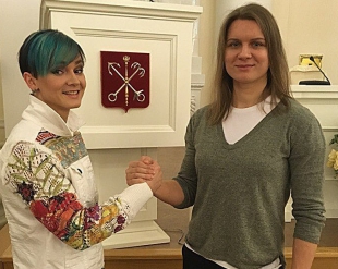 Елена Гулько и Ульяна Гребенщикова получили заслуженные награды из рук губернатора Санкт-Петербурга