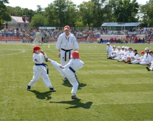 Киокушиновцы Азова на фестивале "Bridge of Arts"